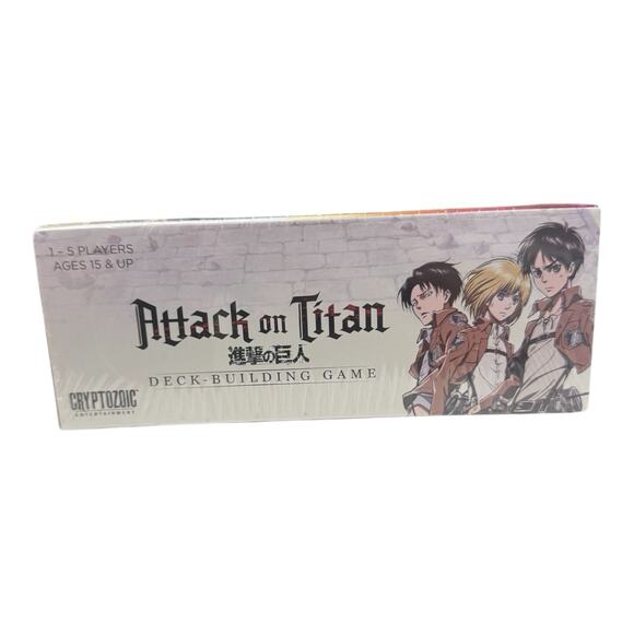 NEW SEALED Cryptozoic Cardgame Attack on Titan Deck-Building Game Box VG/NM - Picture 3 of 6